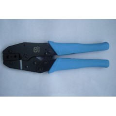 Premium Crimping Tool for BNC, TNC, SMA & N-Connector - Automatic Stop & Release Function - Black/Red - Perfect for Easy and Rel